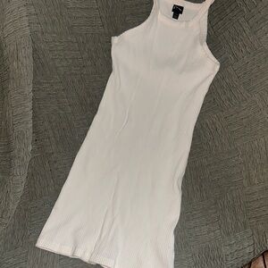 Art Class White Ribbed Dress